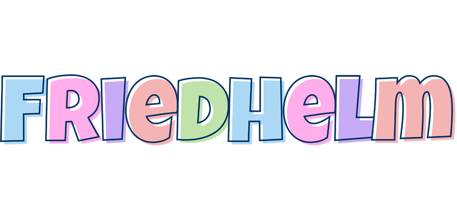 Friedhelm pastel logo
