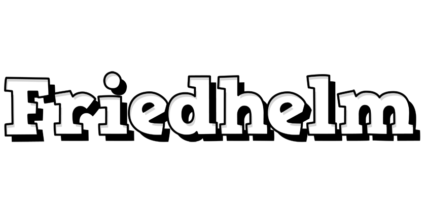 Friedhelm snowing logo
