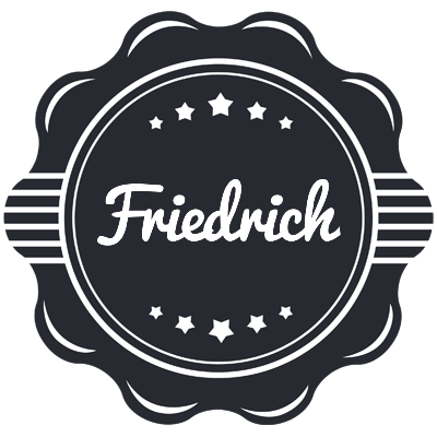 Friedrich badge logo