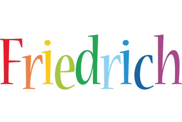 Friedrich birthday logo