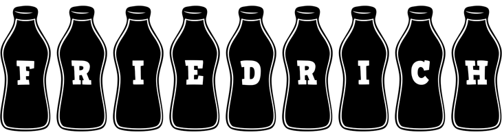 Friedrich bottle logo