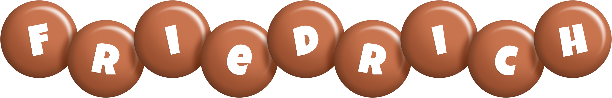 Friedrich candy-brown logo
