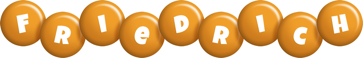 Friedrich candy-orange logo
