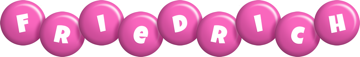 Friedrich candy-pink logo