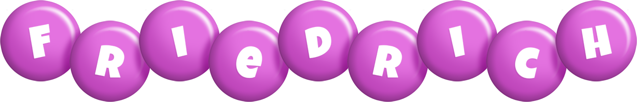 Friedrich candy-purple logo