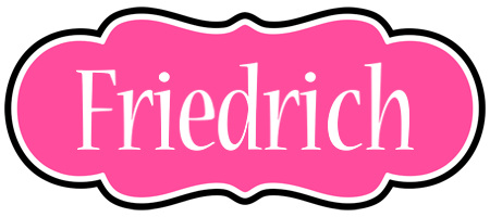 Friedrich invitation logo