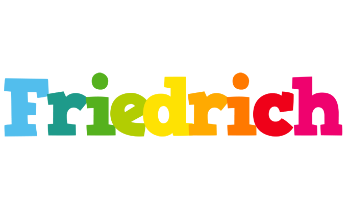 Friedrich rainbows logo