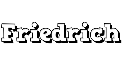 Friedrich snowing logo