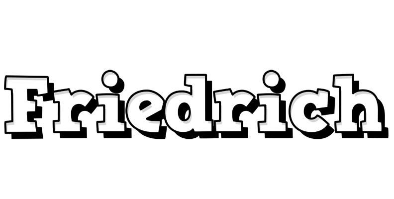 Friedrich snowing logo