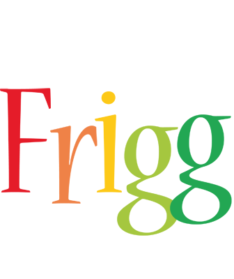Frigg birthday logo