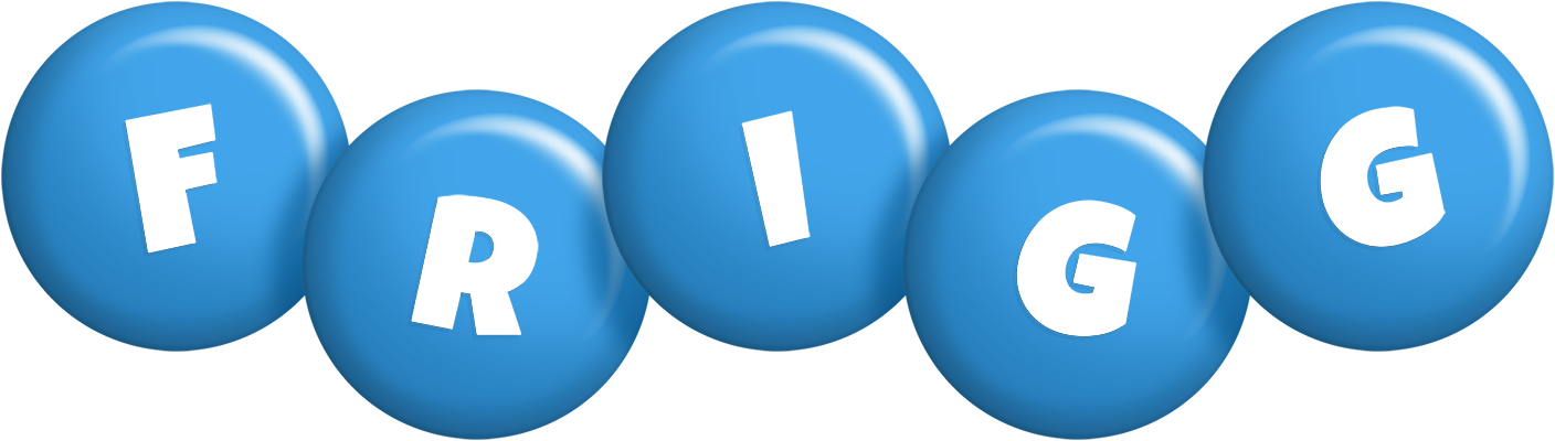 Frigg candy-blue logo
