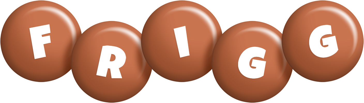 Frigg candy-brown logo