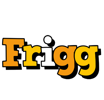 Frigg cartoon logo