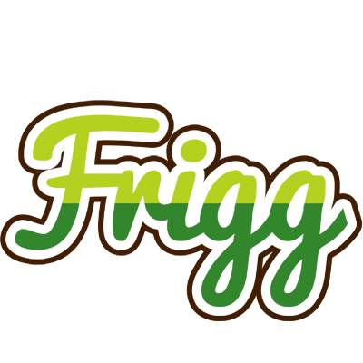 Frigg golfing logo