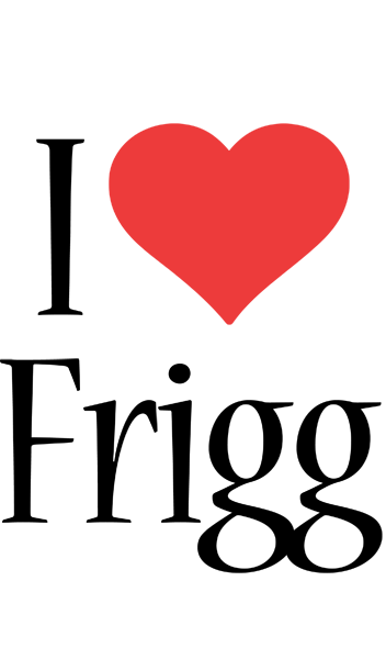 Frigg i-love logo