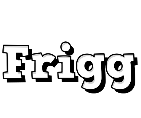 Frigg snowing logo