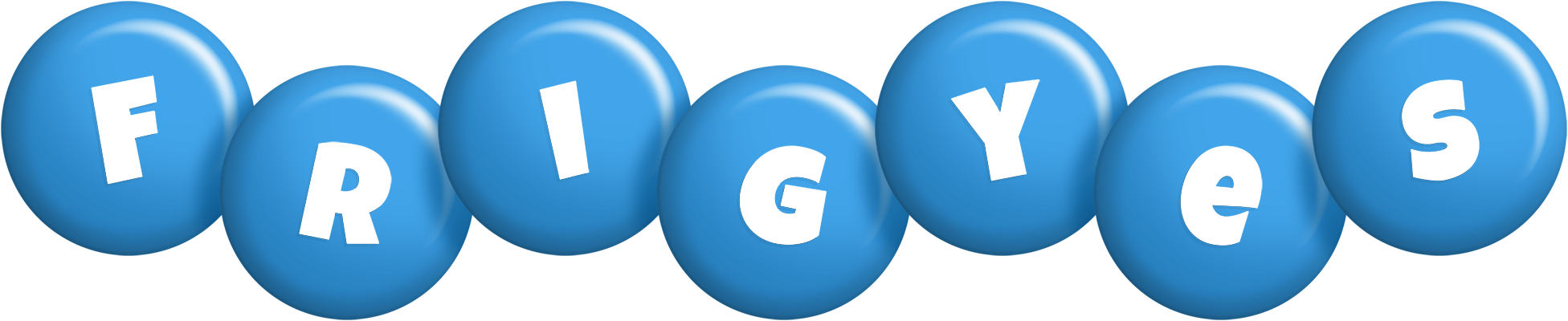 Frigyes candy-blue logo