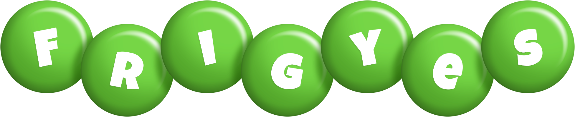 Frigyes candy-green logo