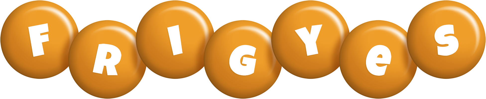 Frigyes candy-orange logo