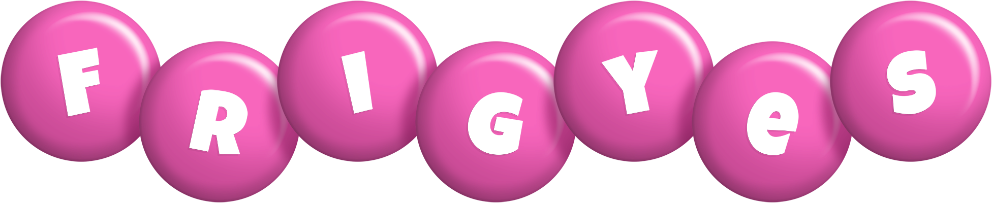 Frigyes candy-pink logo