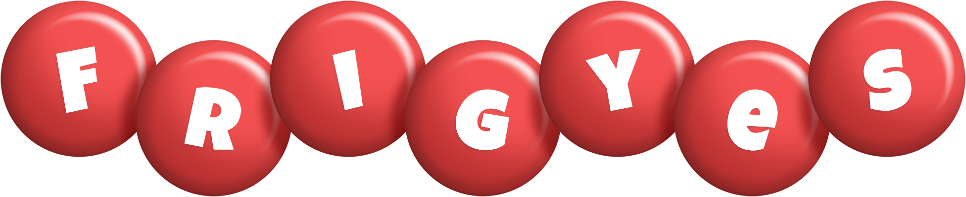 Frigyes candy-red logo