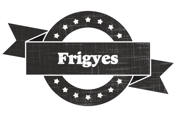 Frigyes grunge logo