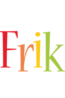 Frik birthday logo