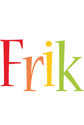 Frik birthday logo