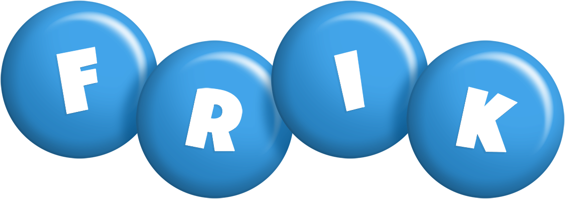 Frik candy-blue logo