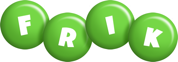 Frik candy-green logo