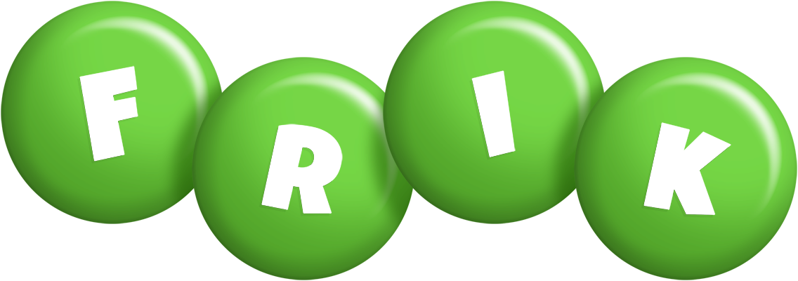 Frik candy-green logo