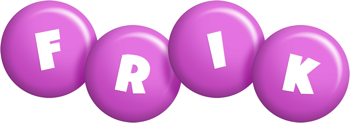 Frik candy-purple logo