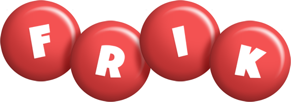 Frik candy-red logo
