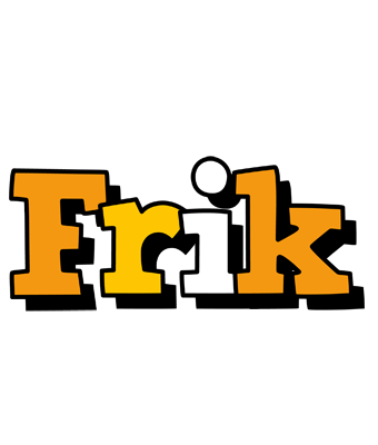 Frik cartoon logo