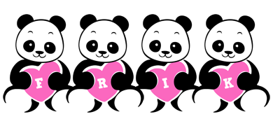 Frik love-panda logo