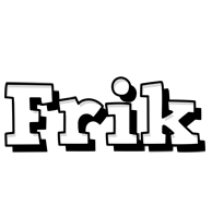 Frik snowing logo