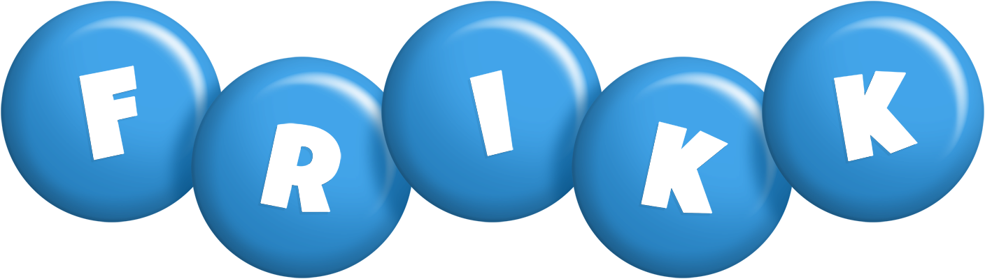 Frikk candy-blue logo