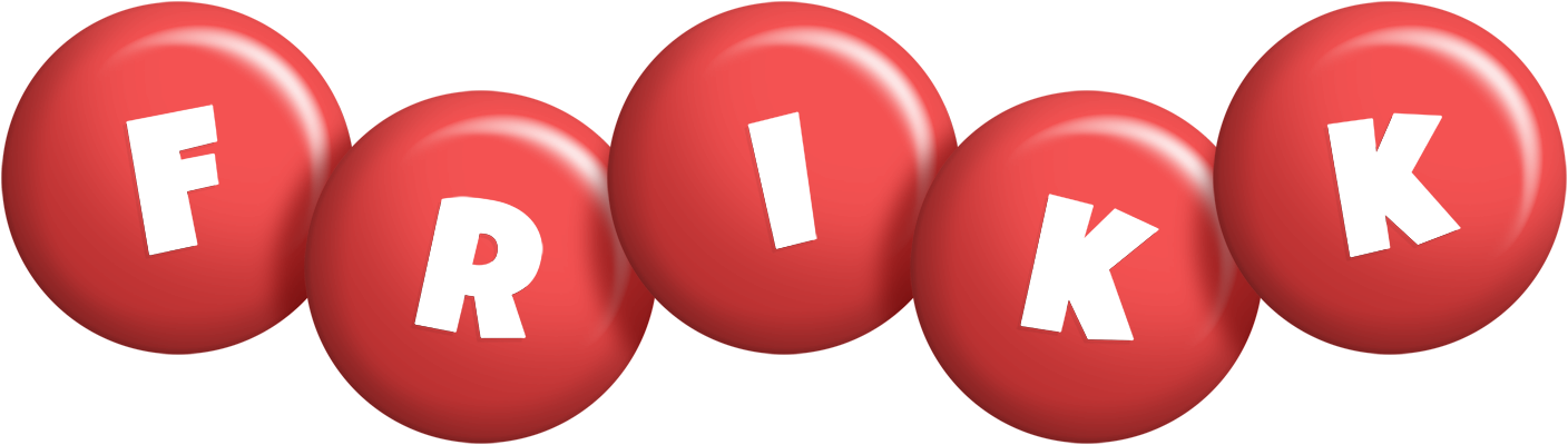 Frikk candy-red logo
