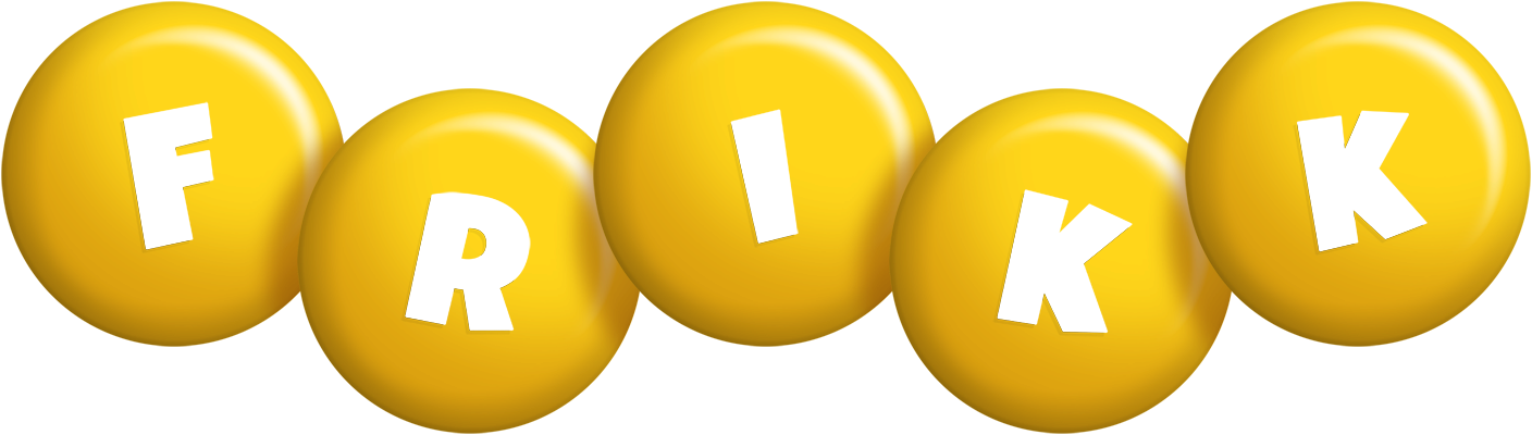 Frikk candy-yellow logo