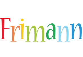 Frimann birthday logo