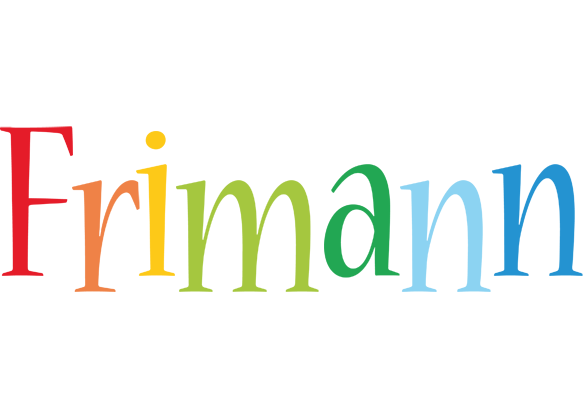 Frimann birthday logo