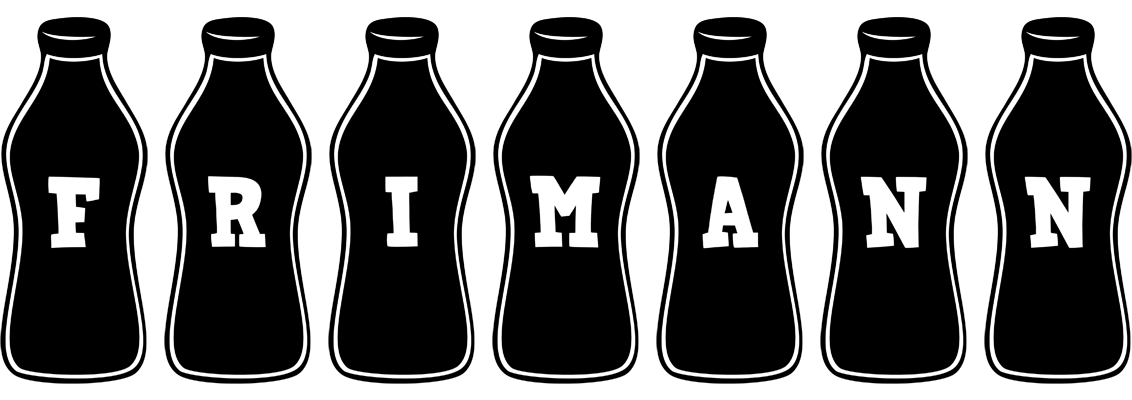 Frimann bottle logo