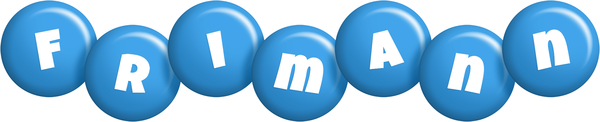 Frimann candy-blue logo