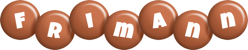 Frimann candy-brown logo