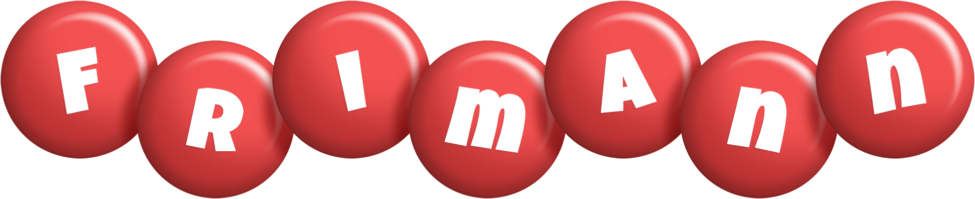 Frimann candy-red logo