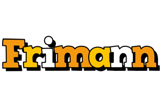 Frimann cartoon logo