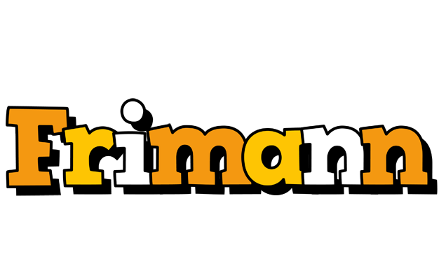 Frimann cartoon logo
