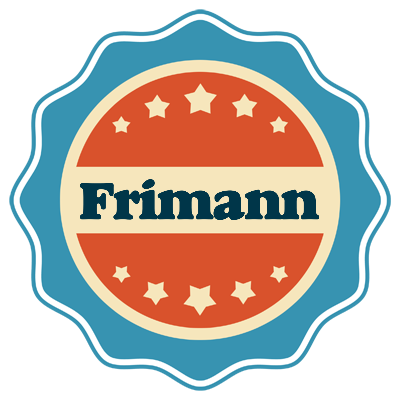 Frimann labels logo