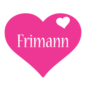 Frimann love-heart logo