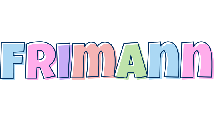 Frimann pastel logo